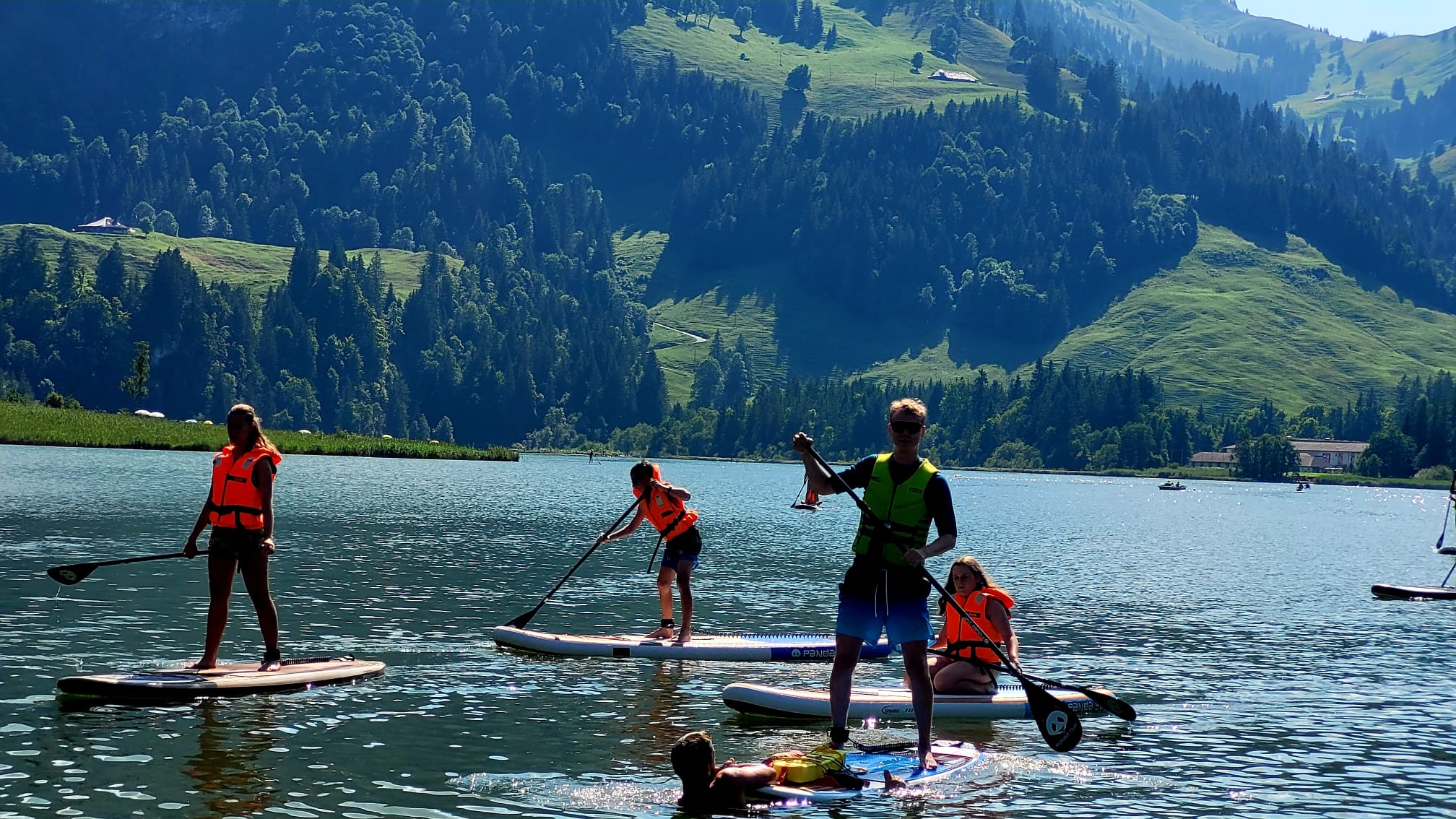 SUP im Schwarzsee