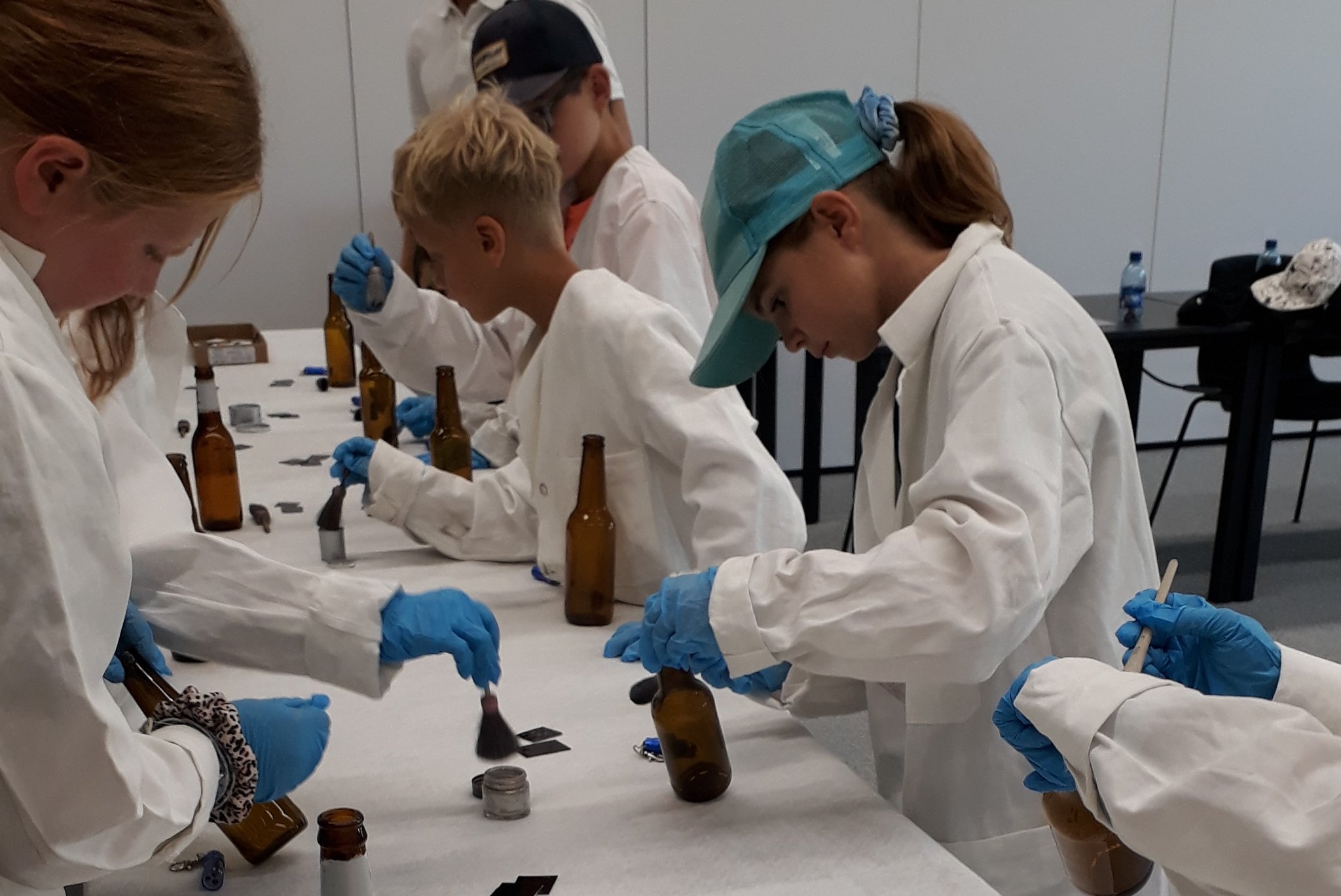 Spuren-Sicherung bei der Polizei